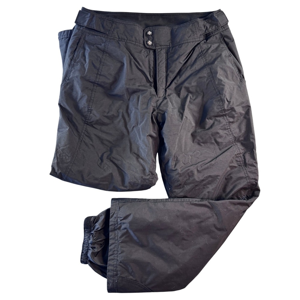 Columbia Womens Black Insulated Snow Pants Ski Snowboard‎ Size M Regular SL 8244